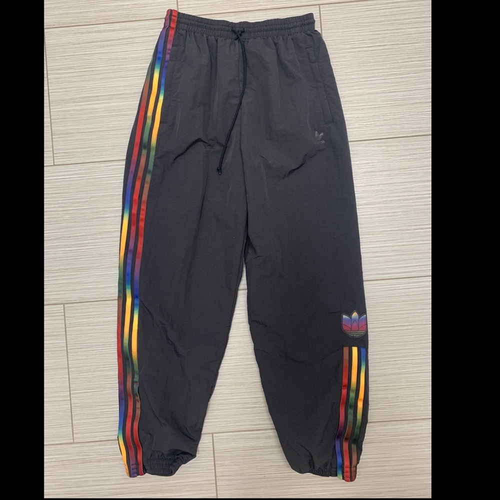 Adidas Women’s Track Pants Rainbow Stripe Small